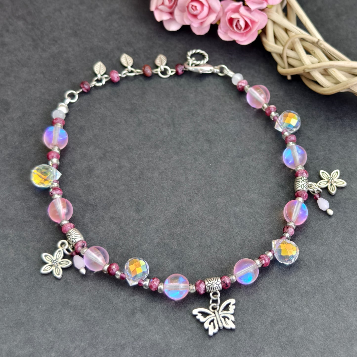 Rosebud Fairy Anklet