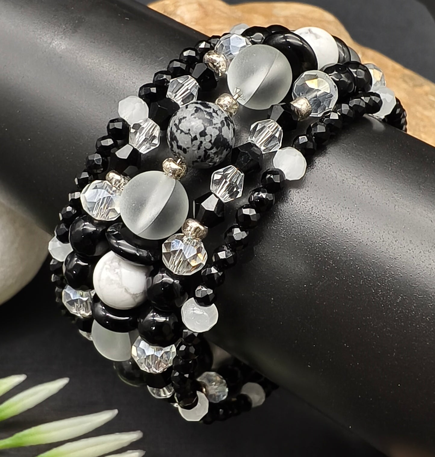 Midnight Blossom Necklace Set