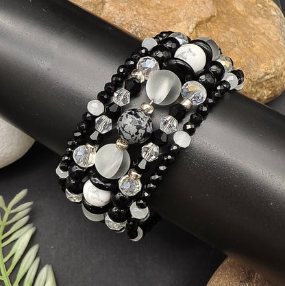 Midnight Blossom Necklace Set