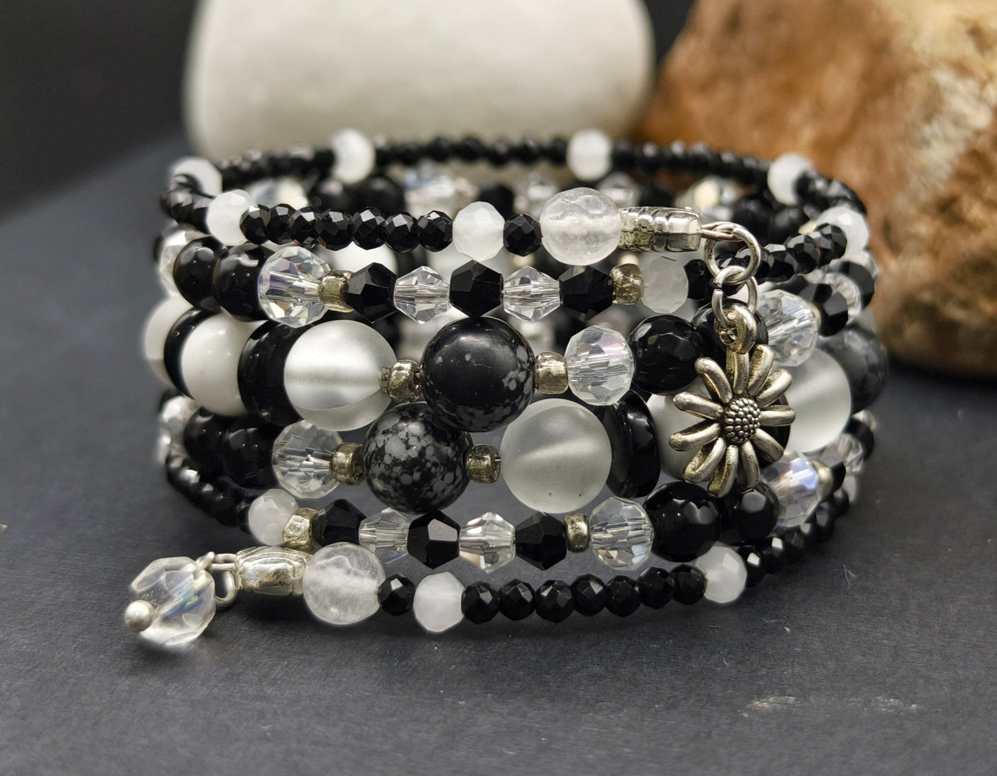 Midnight Blossom Necklace Set