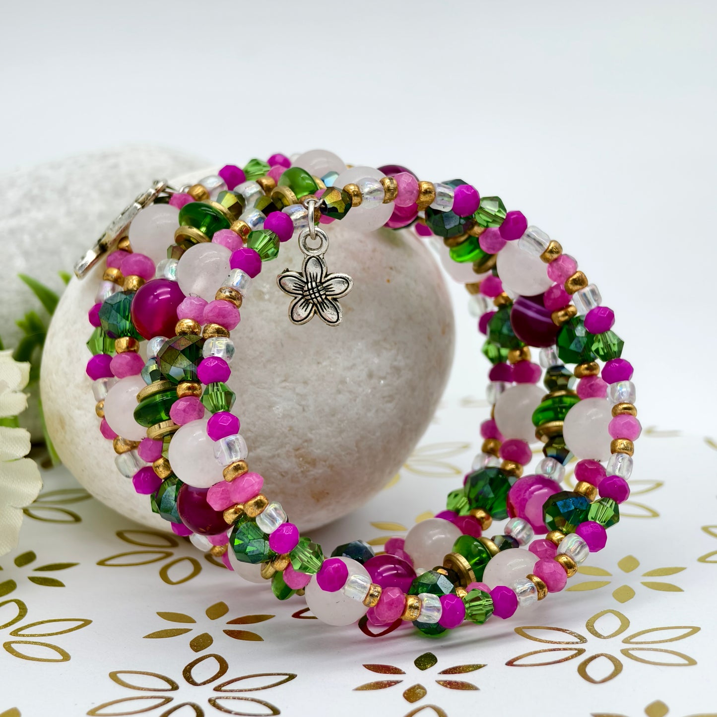 Enchanted Garden Rose- 5 Ring