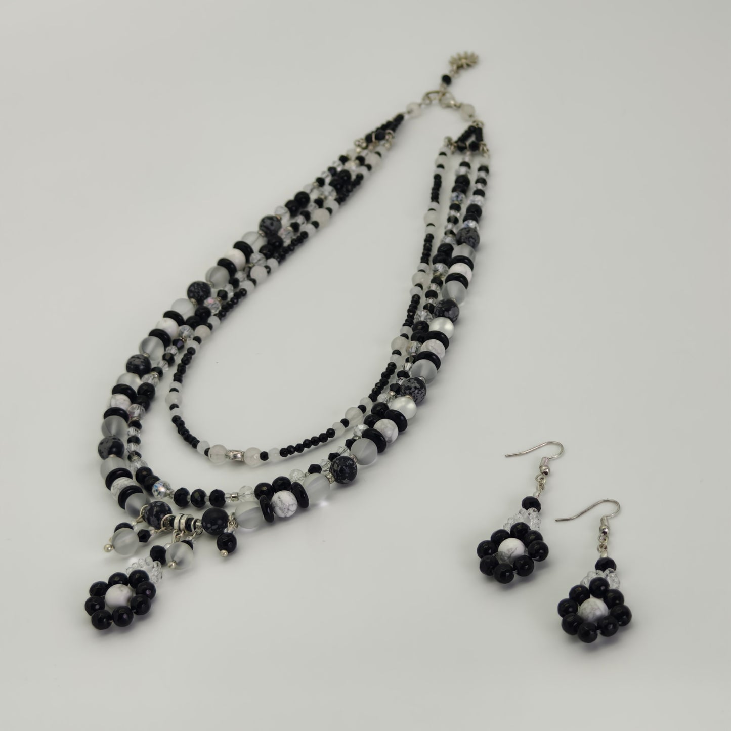 Midnight Blossom Necklace Set