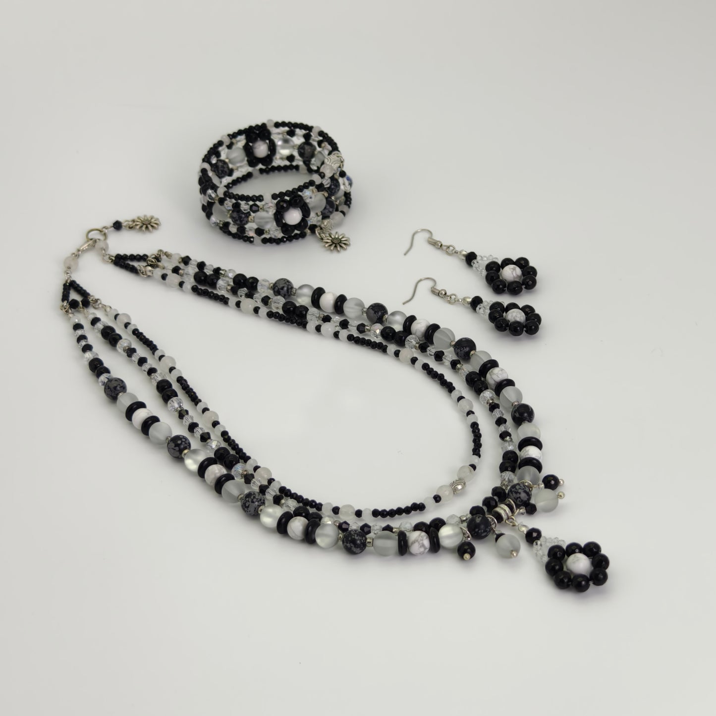 Midnight Blossom Necklace Set