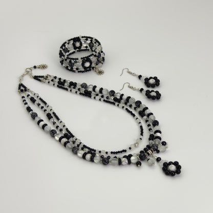 Midnight Blossom Necklace Set