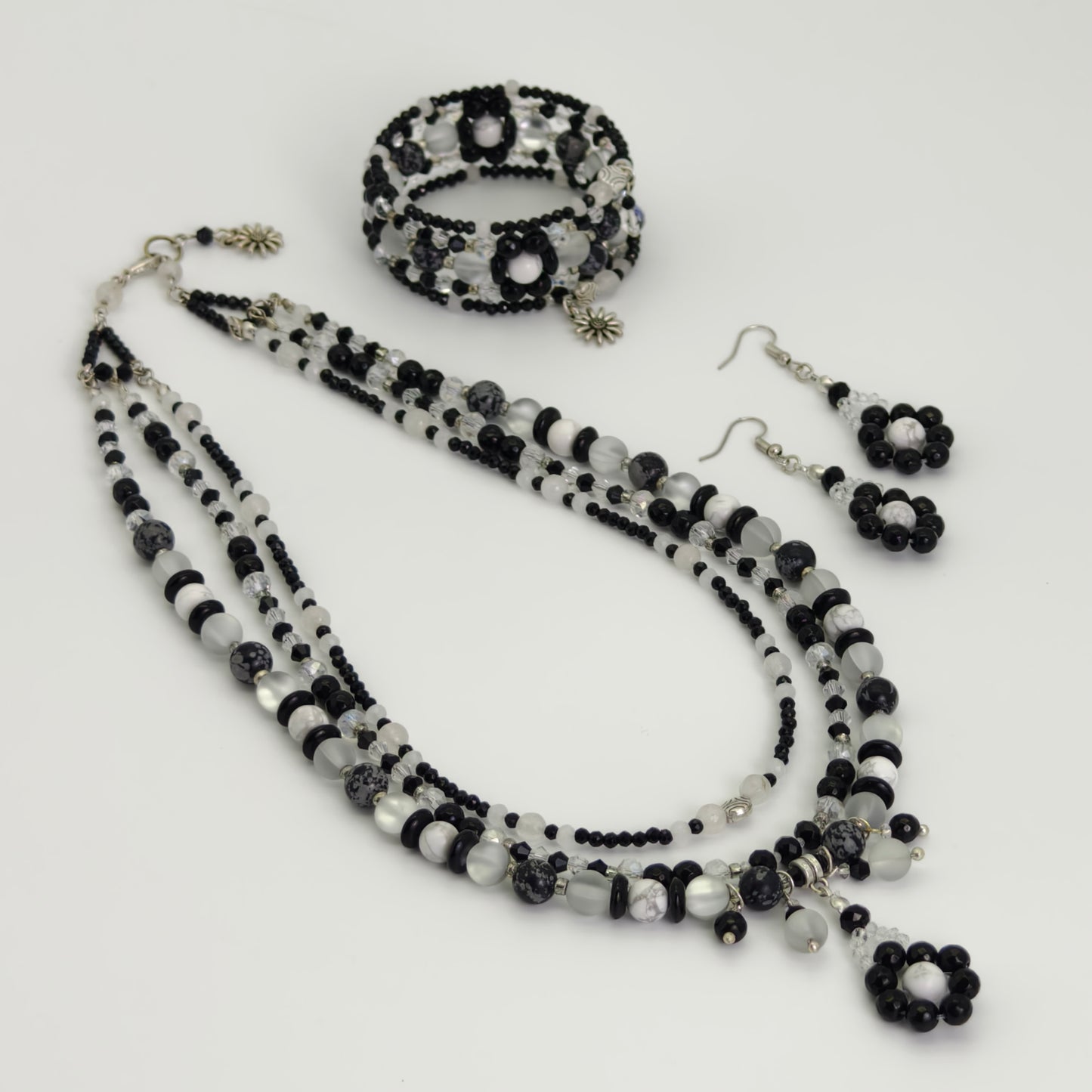 Midnight Blossom Necklace Set