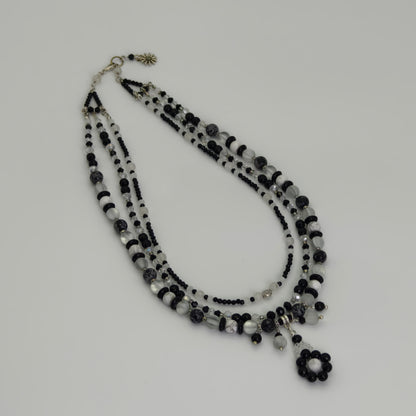 Midnight Blossom Necklace Set