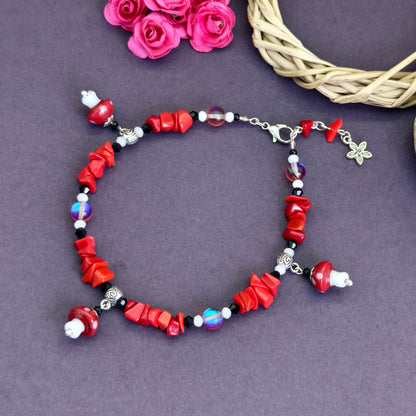 Merry Mushroom Anklet