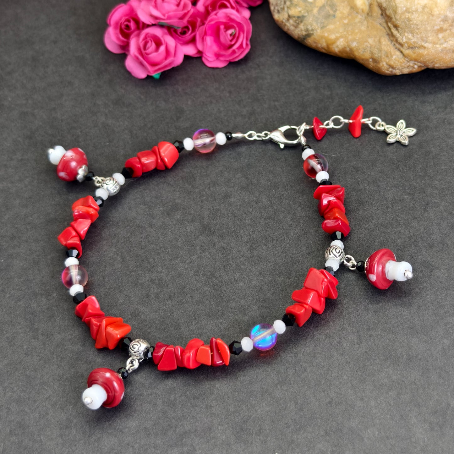 Merry Mushroom Anklet