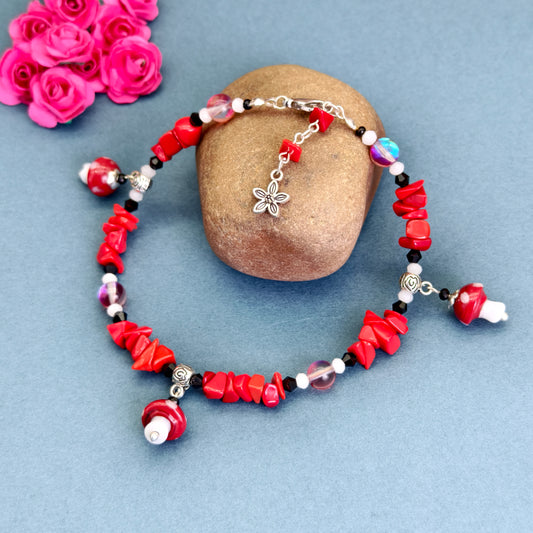 Merry Mushroom Anklet