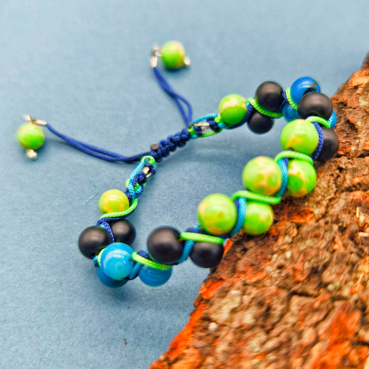 Neon Ninja: Unleash Your Inner Ninja with the Neon Ninja Macramé Bracelet