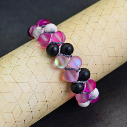 The Sakura Eclipse Macramé Bracelet