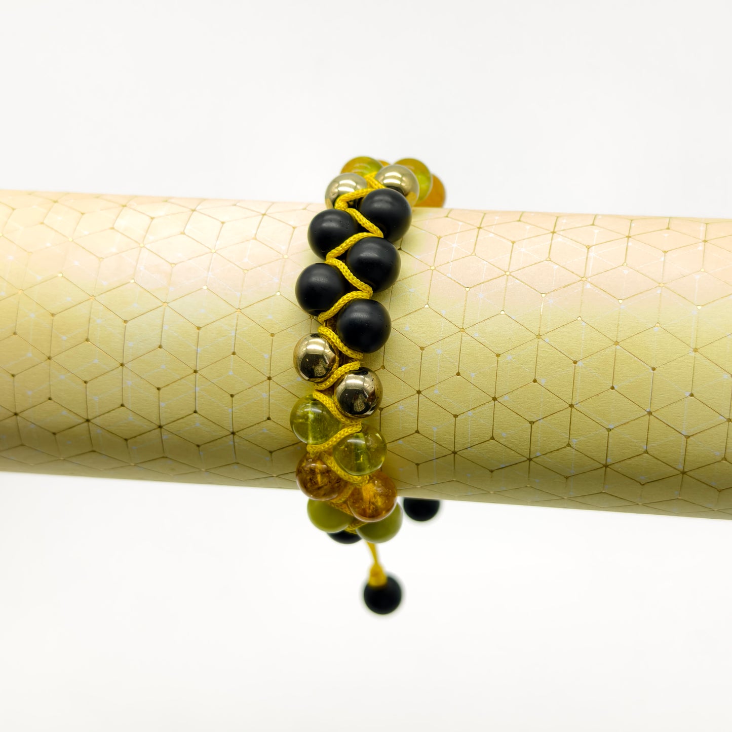 The Solar Eclipse Macramé Bracelet