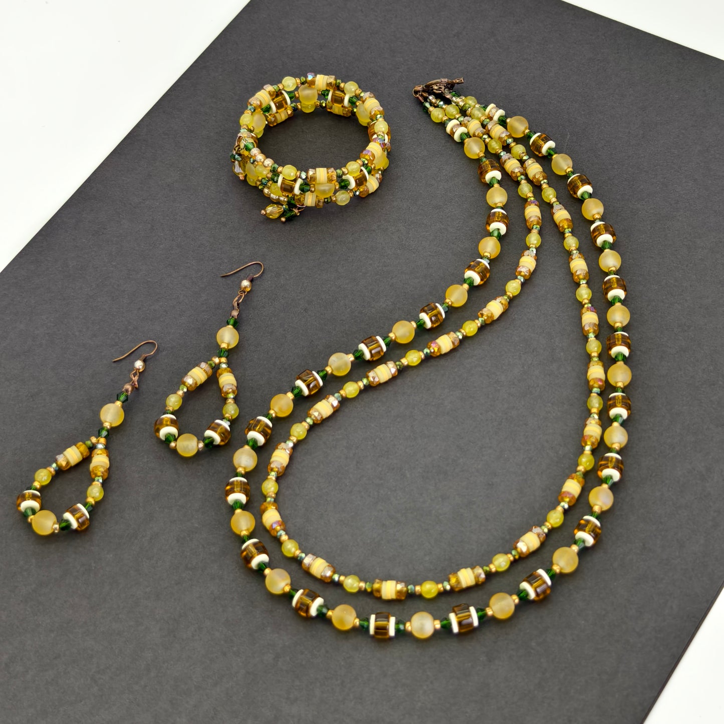 Sunlit Forest Jewelry Set