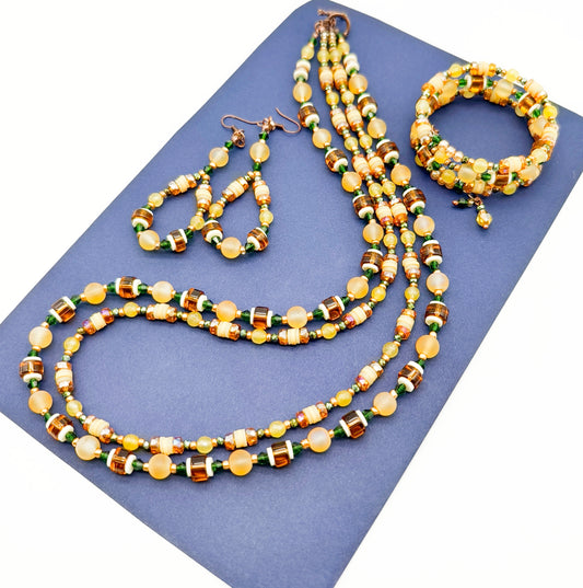 Sunlit Forest Jewelry Set
