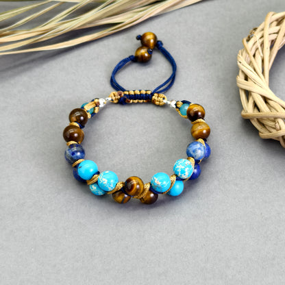Titan's Valor Macramé Bracelet