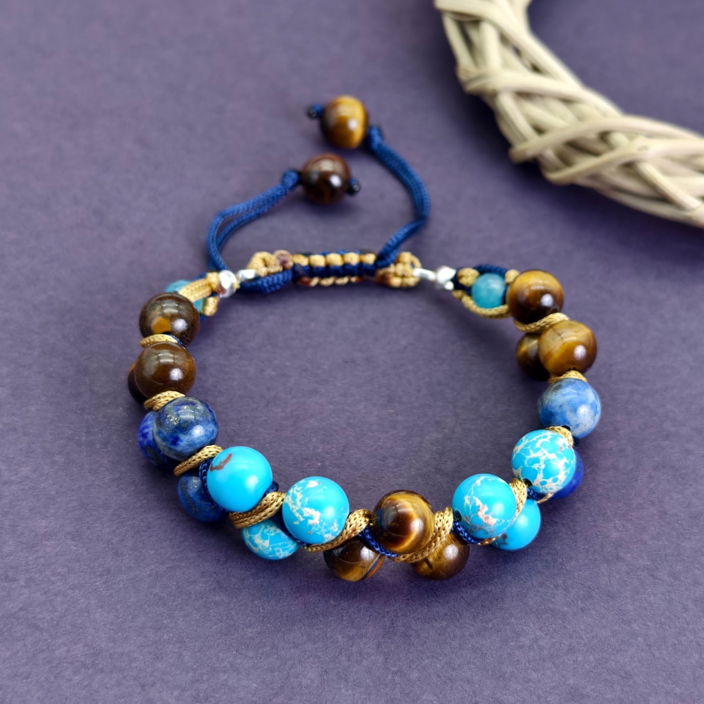 Titan's Valor Macramé Bracelet