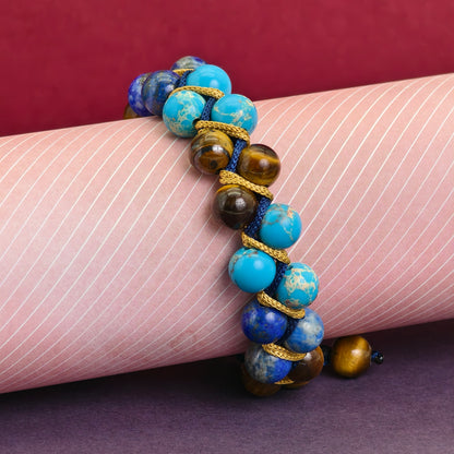 Titan's Valor Macramé Bracelet