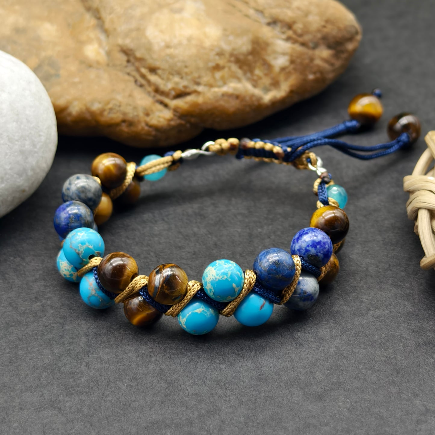 Titan's Valor Macramé Bracelet