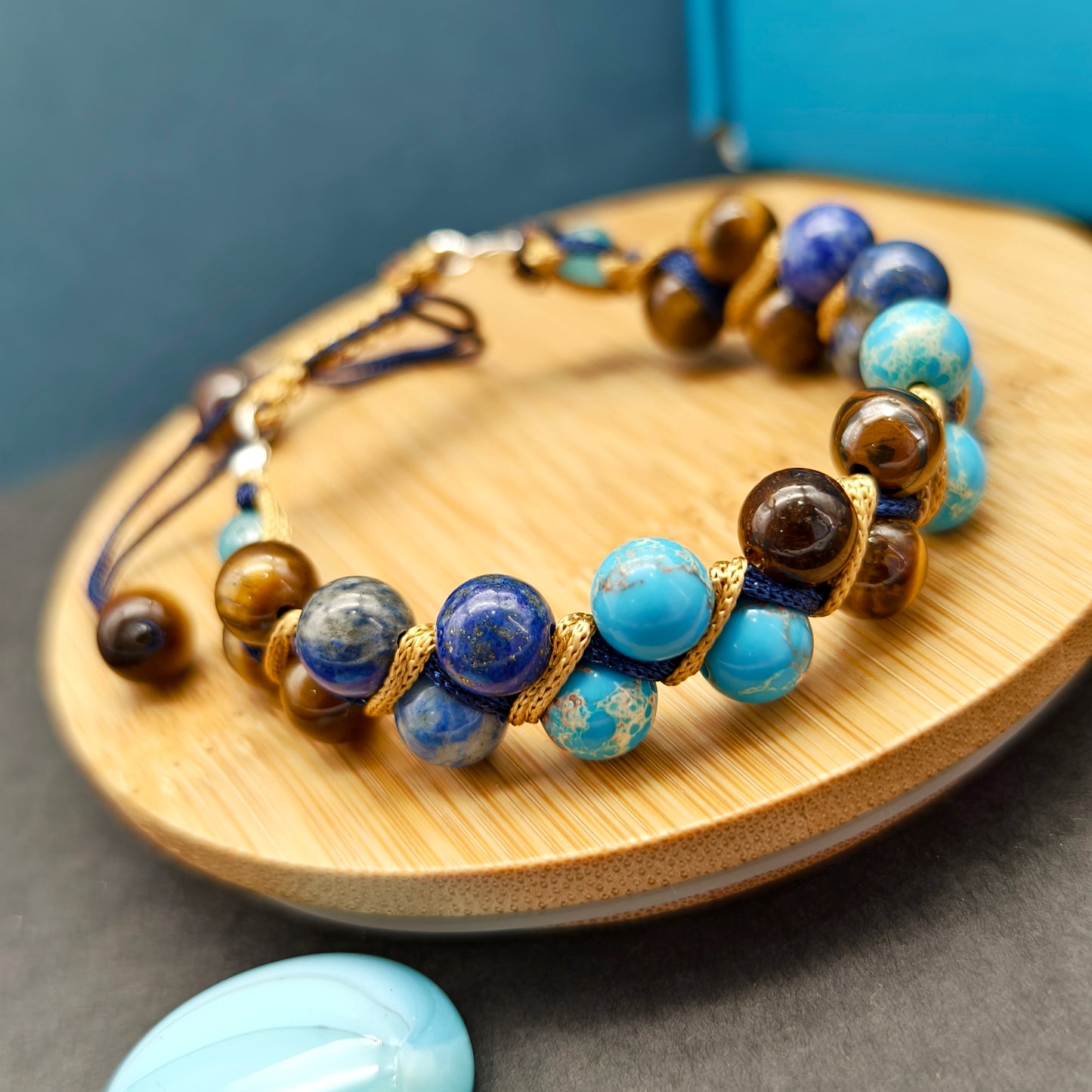 Titan's Valor Macramé Bracelet