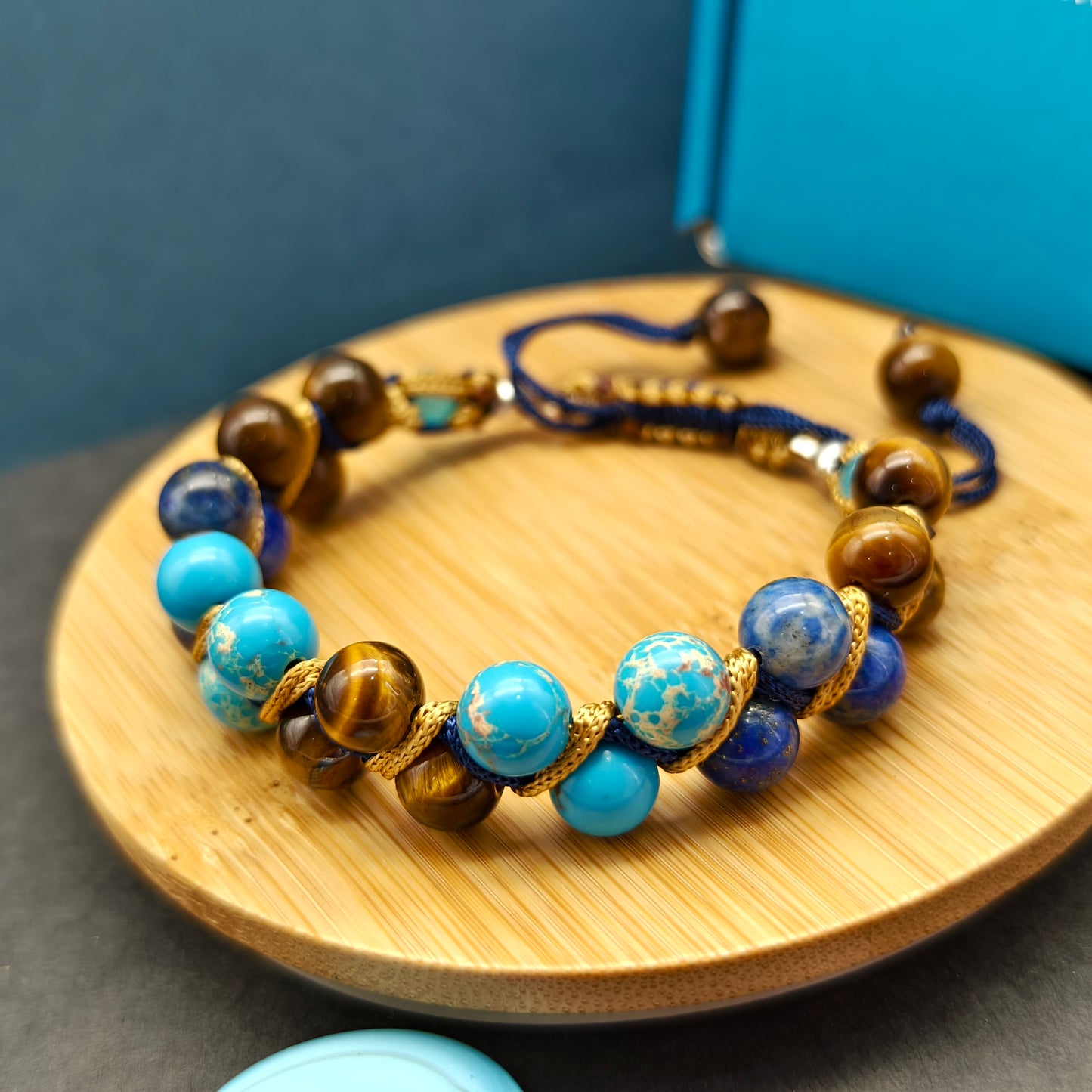 Titan's Valor Macramé Bracelet