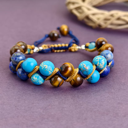 Titan's Valor Macramé Bracelet