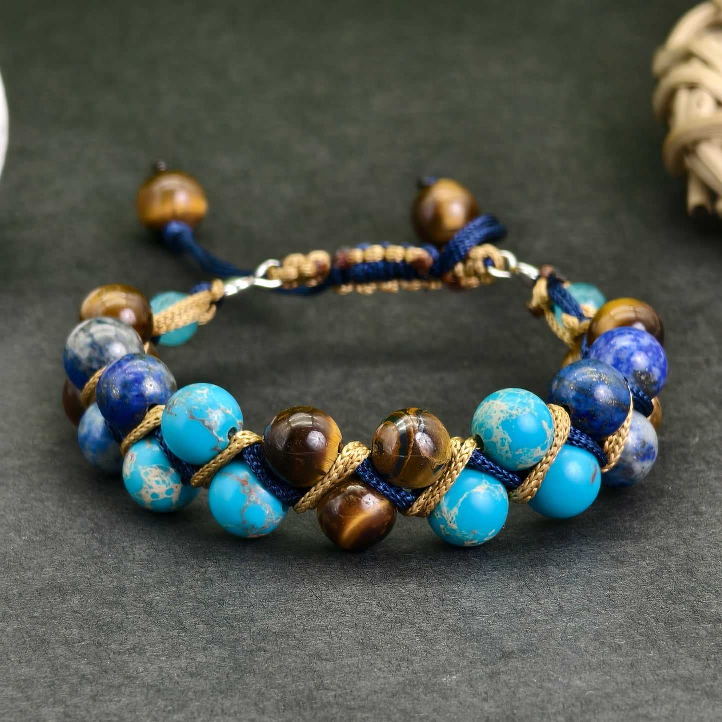 Titan's Valor Macramé Bracelet