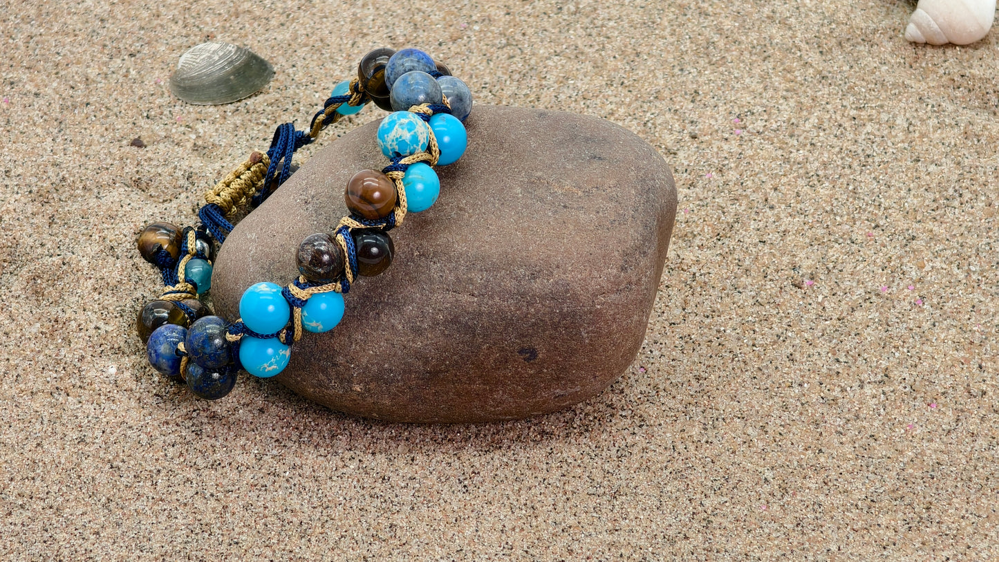 Titan's Valor Macramé Bracelet